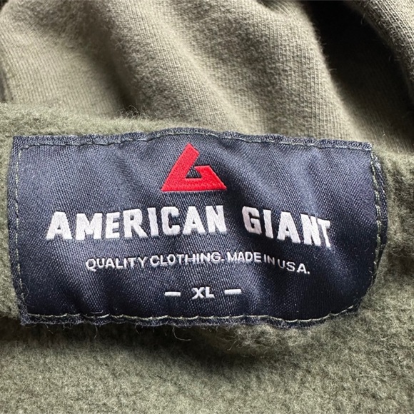 American Giant Other - Men's American Giant Olive Green Hoodie Sweatshirt